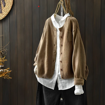 Casual Geel Vest met Knoopsluiting en Borstzak voor Vrouwen