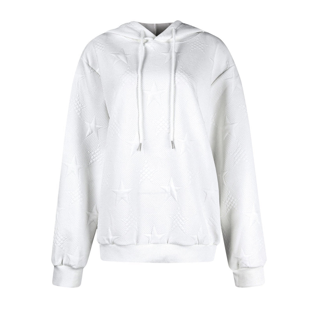 Oversized Hoodie met Sterrenpatroon voor Vrouwen